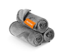 Feandrea Couvertures pour Animaux, Lot de 3, Couvertures pour Chat Lavables, XS, 60 x 40 cm, pour Chatons et Petits Chats, Couverture de Canapé pour Chien en Flanelle, Gris Ardoise PPB011G01