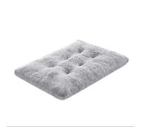 Feandrea Lit pour chien - Coussin pour chien - Tapis moelleux pour chien - Longue peluche - 105 x 68 cm - Rembourrage doux - Lavable - Multifonctionnel - Gris ombré - PGW206GA01