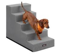 Feandrea Marchepieds pour chien en mousse haute densité 4 marches 78 x 40 x 57 cm