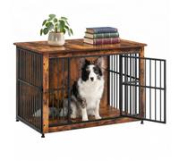 Feandrea Meuble Cage pour Chien, Table d'Appoint, 98 x 65 x 69 cm