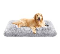 FEANDREA Panier pour Chien, 122 x 74 cm, Rembourrage Moelleux | Lit pour Animaux, Canapé, Coussin pour Chien, Lavable en Machine, Gris jacinthe, Collection BOBBEE PGW204G01