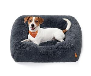Feandrea Panier pour Chien, Coussin Chien, 71 x 55 x 18 cm | Lit pour Animaux, Canapé, Housse Amovible et Lavable, Bords Surélevés, Antidérapant, Rembourrage Doux PGW271GR01