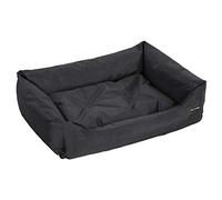 FEANDREA PGW28H Panier/Lit/Canapé Coussin Matelas pour Chien Noir 100 x 70 x 28 cm
