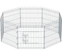 FEANDREA puppy run, rabbit enclos, pliable, pour chiens, argent