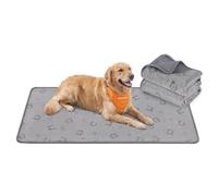 Feandrea Tapis Absorbant Lavable pour Chien, 2 Paquets, 100 x 70 cm