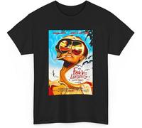 Fear and Loathing Movie Poster Tee Cult Classic Film Shirt Johnny Depp T-Shirt(XX-Large)