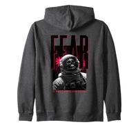 Fear Astronaut - Crâne Cosmique « Fear is What Keeps You Go » Sweat à Capuche