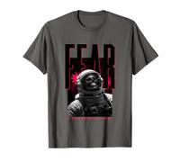 Fear Astronaut - Crâne Cosmique « Fear is What Keeps You Go » T-Shirt