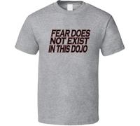 Fear Does Not Exist in This Dojo T-T-Shirts à Manches Courtes Karate Judo Jui Jitsu MMA Novelty Tee Sport(Medium)