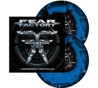 Fear Factory - Aggression Continuum (Black Blue w/ White Splatter) [VINYL]