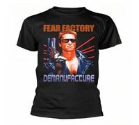 Fear Factory Black T-Shirt - Fashion Men's Cotton Short Sleeve T-Shirt, Shirt Top Full Size S-4XL