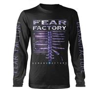 Fear Factory - "Demanufacture" T-shirt unie homme/femme manches longues PH2067 (L) (Noir)