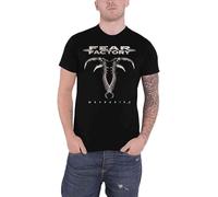 Fear Factory T Shirt 30 Years of Fear Band Logo Official Mens Black Manches Courtes(Small)