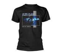 Fear Factory T-shirt unisexe pour chien adulte, Noir, XL