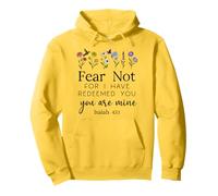 Fear for Not You are Mine Isaiah 43:1 Bible Verse Christian Sweat à Capuche