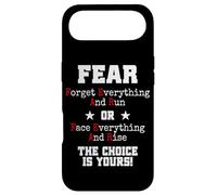 Fear Forget Everything and Run Or Face Rise Choice is Yours Coque pour iPhone Air