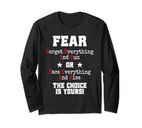 Fear Forget Everything and Run Or Face Rise Choice is Yours Manche Longue