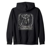 Fear No Darkness Angel Warrior Gothic Knight Sweat à Capuche
