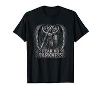 Fear No Darkness Angel Warrior Gothic Knight T-Shirt