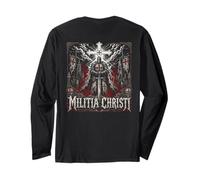 Fear No Evil Archange Christian Warrior Backprint Manche Longue