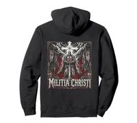 Fear No Evil Archange Christian Warrior Backprint Sweat à Capuche
