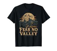 Fear No Valley Psaume 23 4 Christian Randonnée Montagnes T-Shirt