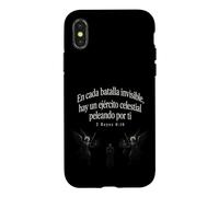 Fear Not Heaven's Army is with You 2 Kings 6:16 Espagnol Coque pour iPhone X/XS