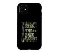 Fear The Bass Clarinette Graphique Notes de Musique Coque pour iPhone 11