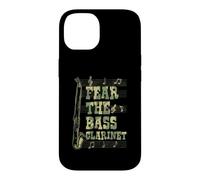 Fear The Bass Clarinette Graphique Notes de Musique Coque pour iPhone 14