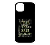 Fear The Bass Clarinette Graphique Notes de Musique Coque pour iPhone 14 Plus