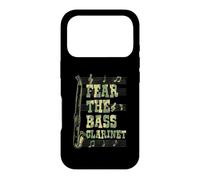 Fear The Bass Clarinette Graphique Notes de Musique Coque pour iPhone 17 Pro