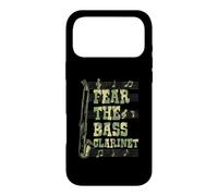 Fear The Bass Clarinette Graphique Notes de Musique Coque pour iPhone 17 Pro Max