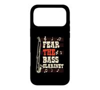 Fear The Bass Clarinette Graphique Notes de Musique Coque pour iPhone 17 Pro Max