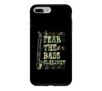 Fear The Bass Clarinette Graphique Notes de Musique Coque pour iPhone 7 Plus/8 Plus