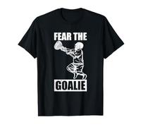 Fear The Goalie Lacrosse T-Shirt Graphique avec Valeur