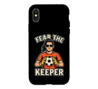 Fear The Keeper Femme Cool Gardienne De But De Football Coque pour iPhone X/XS