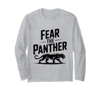 Fear The Panther Fearless Spirit Amoureux des Animaux Manche Longue