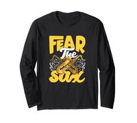 Fear The Sax Saxophone drôle Manche Longue