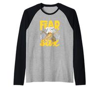 Fear The Sax Saxophone drôle Manche Raglan
