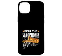 Fear The Saxophones Saxophonist Jazz Hobby Band Solist Coque pour iPhone 14 Plus