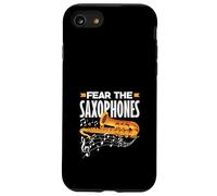Fear The Saxophones Saxophonist Jazz Hobby Band Solist Coque pour iPhone SE (2020) / 7/8
