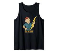 Fear The Spark Funny Electrician Jobsite Humor Débardeur