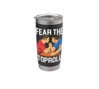 Fear The Toproll Wrestler Arm Wrestle Arm Wrestling Gobelet isotherme en acier inoxydable double paroi