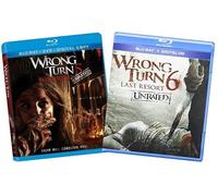 "Fear Will Consume You" Wrong Turn 5: Bloodlines & Wrong Turn 6: Last Resort [Blu-Ray + Digital HD, Unrated, 2-Pack Collection] Region 1/A