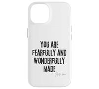 Fearfully and Wonderfully Made Psaum 139:14 Bible Worth Coque pour iPhone 14