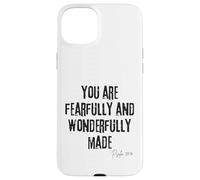 Fearfully and Wonderfully Made Psaum 139:14 Bible Worth Coque pour iPhone 15 Plus