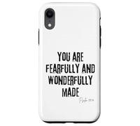 Fearfully and Wonderfully Made Psaum 139:14 Bible Worth Coque pour iPhone XR