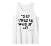 Fearfully and Wonderfully Made Psaum 139:14 Bible Worth Débardeur