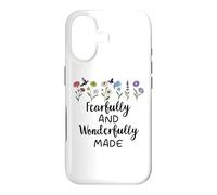 Fearfully & Wonderfully Made Sign Bible Verse Psalm 139:14 Coque pour iPhone 17