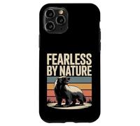 Fearless by Nature Blaireau au Miel Vintage Coque pour iPhone 11 Pro